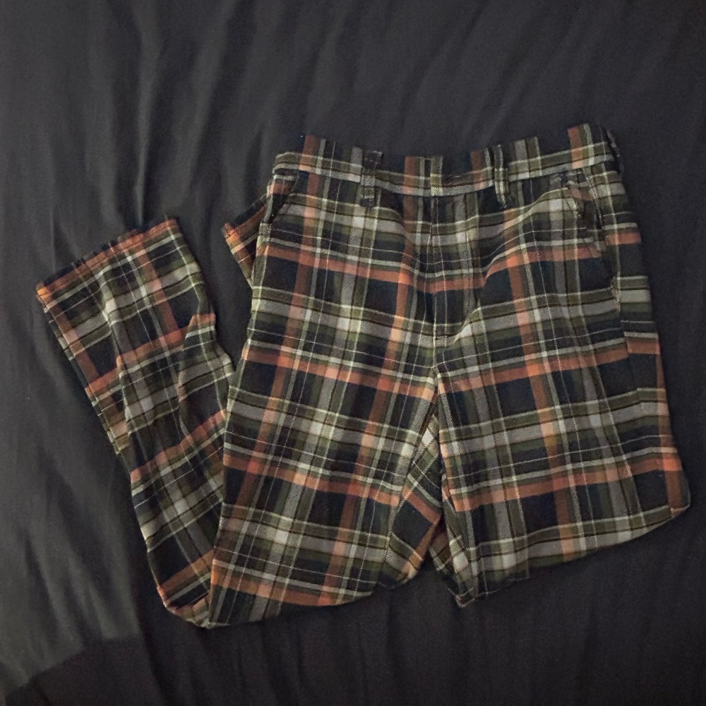 American Eagle plaid pants 4